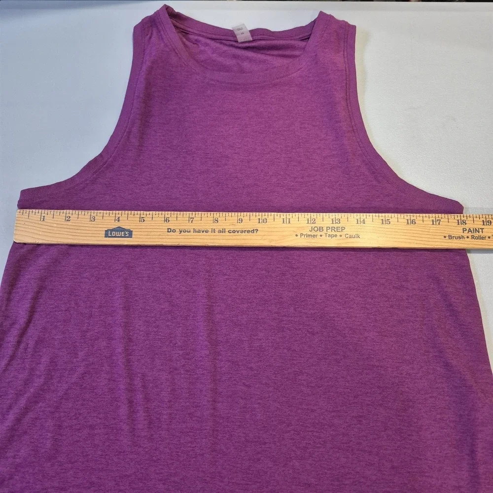 Beyond Yoga Top Womens Medium Purple Featherweight‎ Rebalance Spacedye Tank - Picture 7 of 9